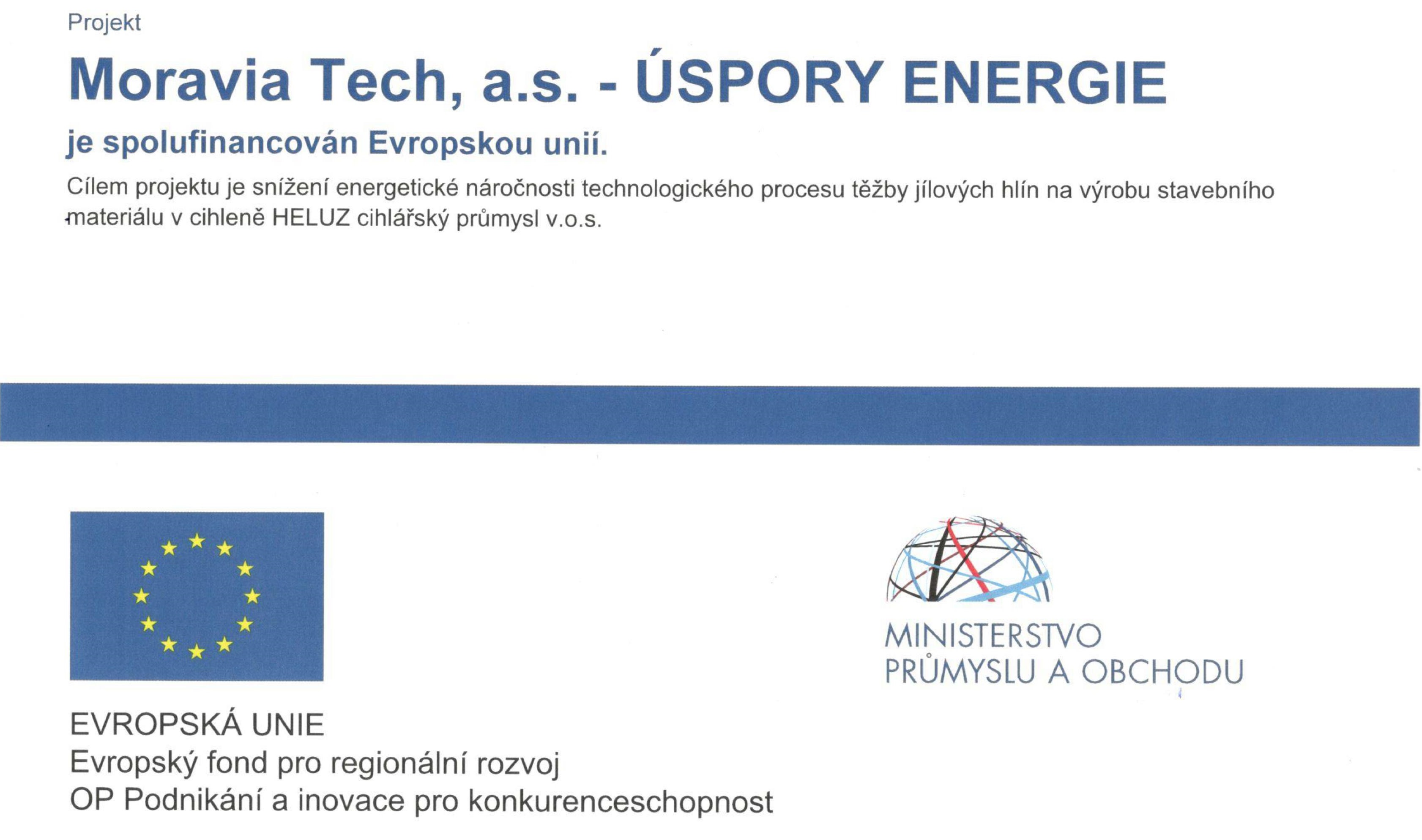 Moravia Tech, a.s. - ÚSPORY ENERGIE